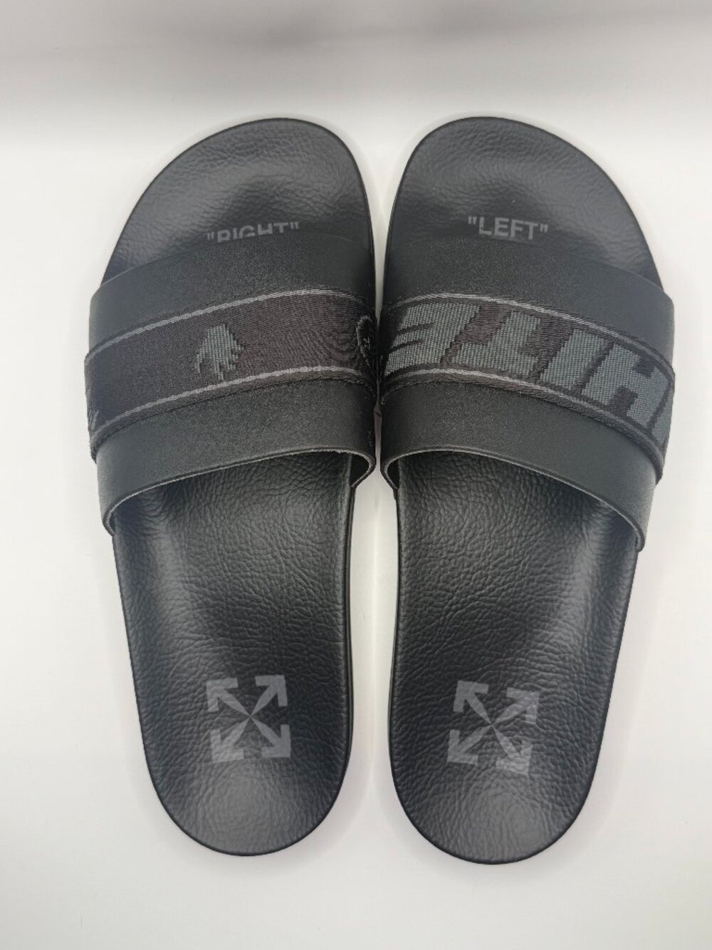 Off White Industrial slides black/black size 41